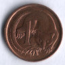 Монета 1 цент. 1985 год, Австралия.