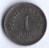 1 марка. 1922 год, Эстония.