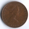 Монета 1 пенни. 1979(АB) год, Остров Мэн.