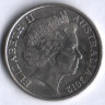 Монета 10 центов. 2012 год, Австралия.