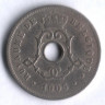 Монета 5 сантимов. 1905 год, Бельгия (Belgique).