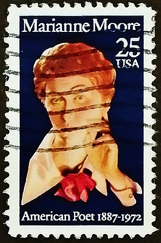 Почтовая марка. "Марианна Крейг Мур". 1990 год, США.