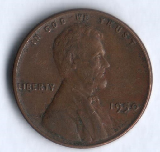 1 цент. 1950 год, США.