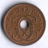 Монета 1 эре. 1936 год, Дания. N;GJ.