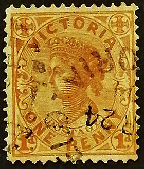 Почтовая марка. "Королева Виктория". 1901 год, Виктория.