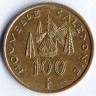 Монета 100 франков. 2016 год, Новая Каледония.