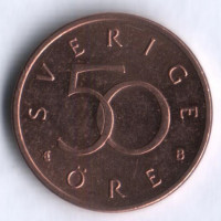 50 эре. 2002 год, Швеция. B.