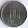 100000 лир. 2002 год, Турция.