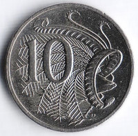 Монета 10 центов. 2000 год, Австралия.