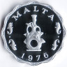 Монета 5 милей. 1976 год, Мальта. Proof.