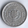 Монета 3 эскудо. 1958 год, Тимор (колония Португалии).