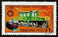 Марка почтовая. "75 лет Венгерской электротехнической ассоциации". 1975 год, Венгрия.