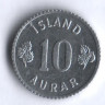Монета 10 эйре. 1970 год, Исландия.