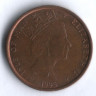 Монета 1 пенни. 1995(AA) год, Остров Мэн.