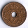 Монета 1 эре. 1937 год, Дания. N;GJ.