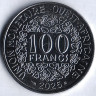 Монета 100 франков. 2025 год, Западно-Африканские Штаты.