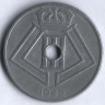 Монета 25 сантимов. 1942 год, Бельгия (Belgie-Belgique).