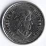Монета 25 центов. 2005 год, Канада. 100-летие провинции Альберта.