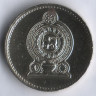 Монета 5 рупий. 2004 год, Шри-Ланка.