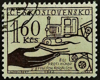 Почтовая марка. "Борьба с голодом". 1963 год, Чехословакия.