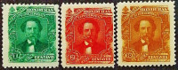 Набор марок (3 шт.). "Президент Тринидад Кабанас". 1893 год, Гондурас.