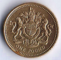 1 фунт. 1983 год, Великобритания.