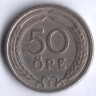 50 эре. 1947 год, Швеция. TS.