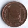 Монета 1 пенни. 1996(AA) год, Остров Мэн.