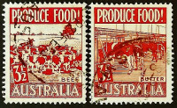 Набор марок (2 шт.). "Пищевая промышленность". 1953 год, Австралия.