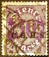 Почтовая марка. "C.G.H.S.". 1920 год, Верхняя Силезия.
