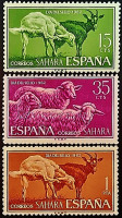 Набор марок (3 шт.). "День почтовой марки". 1962 год, Испанская Сахара.