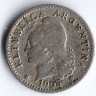 Монета 5 сентаво. 1905 год, Аргентина.