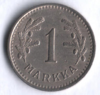 1 марка. 1937 год, Финляндия.