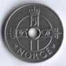 Монета 1 крона. 2000 год, Норвегия.