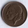 Монета 50 сантимов. 1981 год, Бельгия (Belgique).