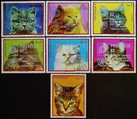 Набор марок (7 шт.). "Выставка почтовых марок Philatelia '82, Ганновер". 1982 год, Парагвай.