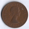 Монета 1 пенни. 1962 год, Великобритания.