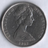 Монета 50 центов. 1967 год, Новая Зеландия.