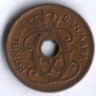 Монета 1 эре. 1939 год, Дания. N;GJ.