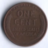 1 цент. 1951(D) год, США.