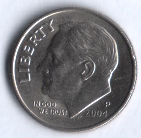 10 центов. 2004(P) год, США.