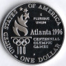 Монета 1 доллар. 1996(P) год, СШA. Паралимпийские игры в Атланте.