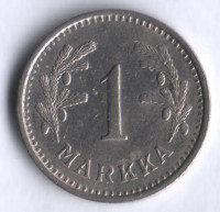 1 марка. 1938 год, Финляндия.