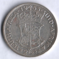 2-1/2 шиллинга. 1955 год, Южная Африка.