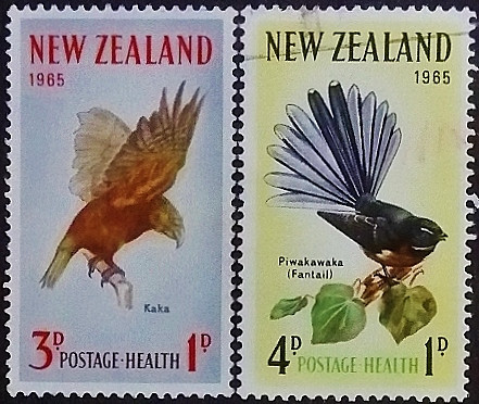 Набор почтовых марок (2 шт.). "Медицинские марки". 1965 год, Новая Зеландия.