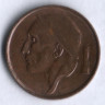 Монета 50 сантимов. 1982 год, Бельгия (Belgique).