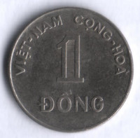 Монета 1 донг. 1971 год, Южный Вьетнам.