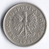 Монета 50 грошей. 1991 год, Польша.
