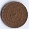 Монета 5 милей. 1980 год, Кипр.