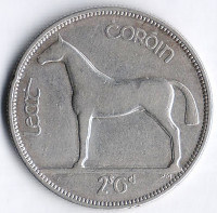 Монета 1/2 кроны. 1934 год, Ирландия.